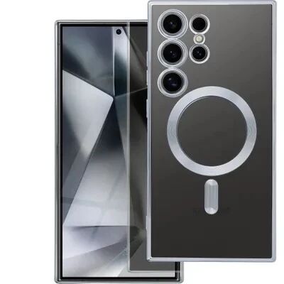 Coque CRYSTAL EDGE MAG Samsung Galaxy S24 Ultra 5G (S928) Argent