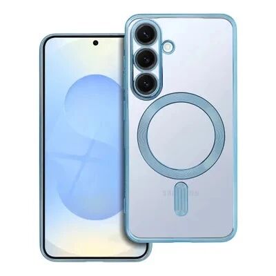 Coque CRYSTAL EDGE MAG Samsung Galaxy S25 (S931) Bleu