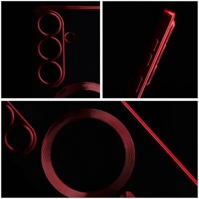 Coque CRYSTAL EDGE MAG Samsung Galaxy S25 (S931) Rouge