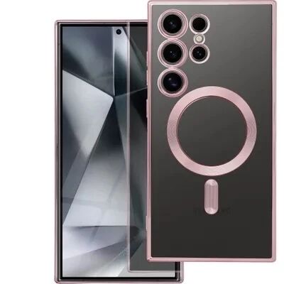 Coque CRYSTAL EDGE MAG Samsung Galaxy S25 FE (S731) rose-or