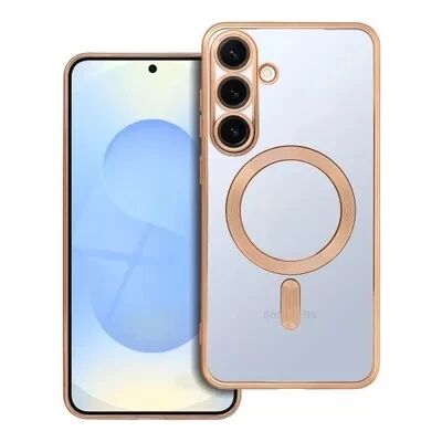 Coque CRYSTAL EDGE MAG Samsung Galaxy S25 Plus (S936) Or