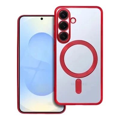 Coque CRYSTAL EDGE MAG Samsung Galaxy S25 Plus (S936) Rouge
