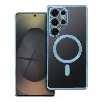 Coque CRYSTAL EDGE MAG Samsung Galaxy S25 Ultra (S938) Bleu