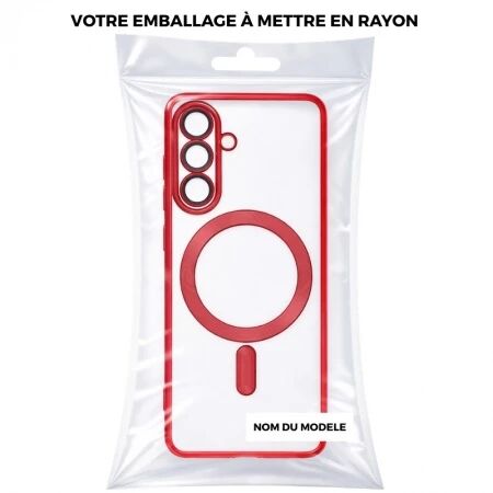 Coque CRYSTAL EDGE MAG Samsung Galaxy S26 (S942) rouge