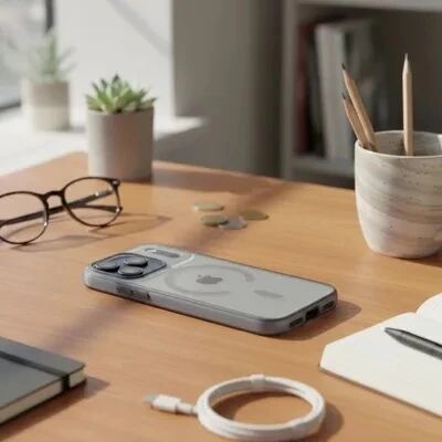 Coque HYBRID ELITE MAG  iPhone 16 Pro Max Gris