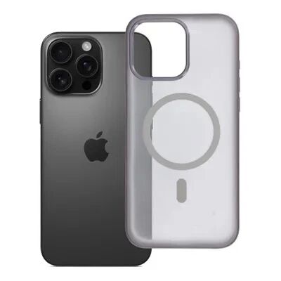Coque HYBRID ELITE MAG  iPhone 16 Pro Max Gris