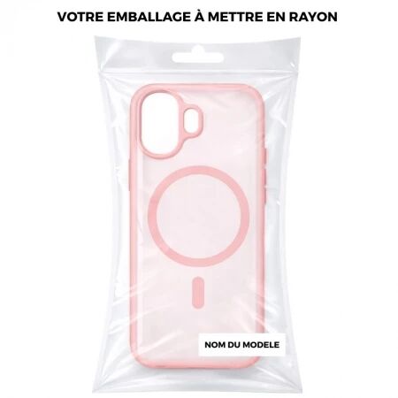 Coque HYBRID ELITE MAG  iPhone 16 Pro Max Rose