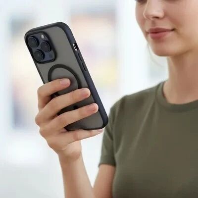 Coque HYBRID ELITE MAG  iPhone 16 Pro Noir