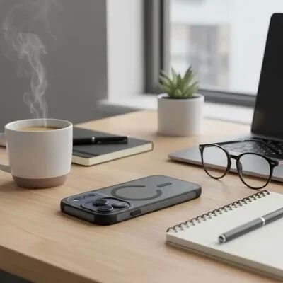 Coque HYBRID ELITE MAG  iPhone 17 Air Noir