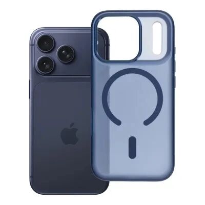 Coque HYBRID ELITE MAG  iPhone 17 Pro Max Bleu marine