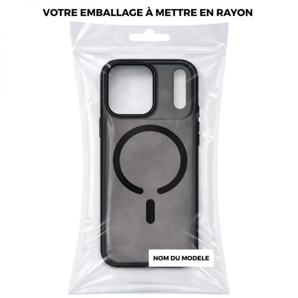 Coque HYBRID ELITE MAG  iPhone 17 Pro Noir