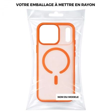 Coque HYBRID ELITE MAG  iPhone 17 Pro Orange