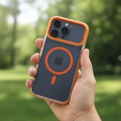 Coque HYBRID FRAME MAG iPhone 17 Orange