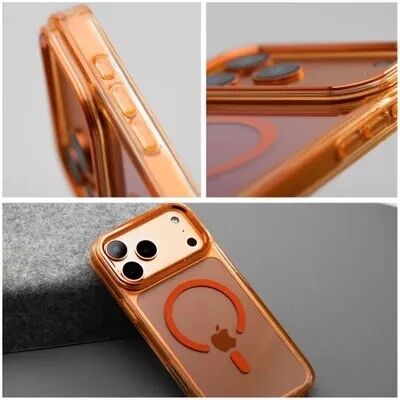 Coque HYBRID FRAME MAG iPhone 17 Pro Orange