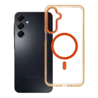 Coque HYBRID FRAME MAG Samsung Galaxy A17 5G (A176) - A17 4G (A175) Orange