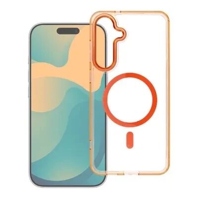 Coque HYBRID FRAME MAG Samsung Galaxy A57 5G (A576) Orange