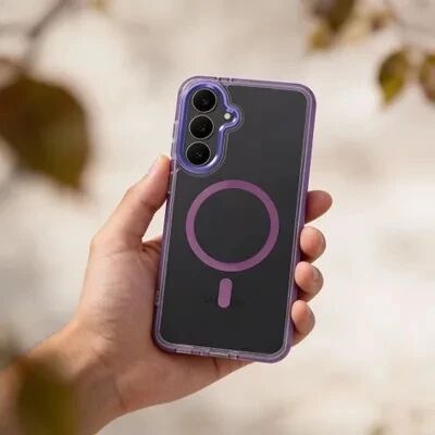 Coque HYBRID FRAME MAG Samsung Galaxy A57 5G (A576) Violet