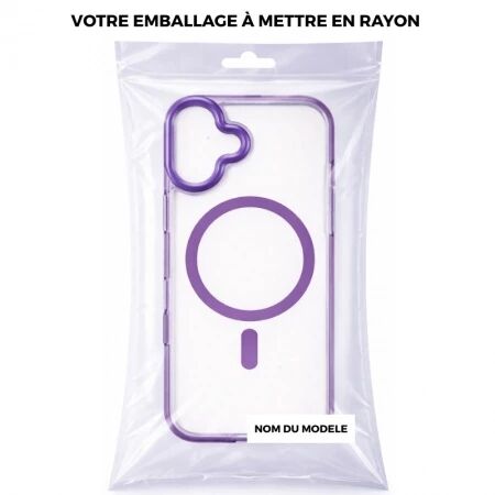 Coque HYBRID FRAME MAG Samsung Galaxy A57 5G (A576) Violet