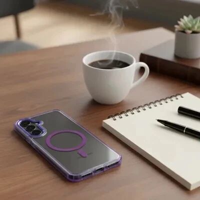 Coque HYBRID FRAME MAG Samsung Galaxy S26 Plus (S947) Violet