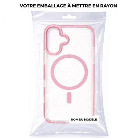 Coque HYBRID FRAME MAG Samsung Galaxy S26 Ultra (S948) rose