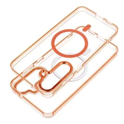 Coque HYBRID FRAME MAG Xiaomi Redmi 15 orange