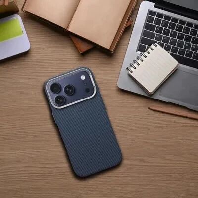 Coque KEVLAR TITAN MAG  iPhone 16 Bleu