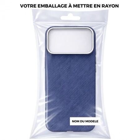 Coque KEVLAR TITAN MAG  iPhone 16 bleu