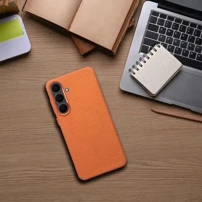 Coque KEVLAR TITAN MAG  Samsung Galaxy A17 5G (A176) - A17 4G (A175) Orange
