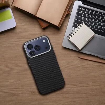 Coque KEVLAR TITAN MAG iPhone 16 Pro noir