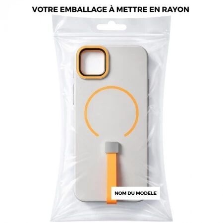 Coque LOOP STRAP MAG  iPhone 17 Pro Max Gris