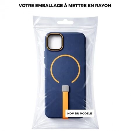 Coque LOOP STRAP MAG Samsung Galaxy A36 5G (A366) - A56 5G (A566) bleu marine