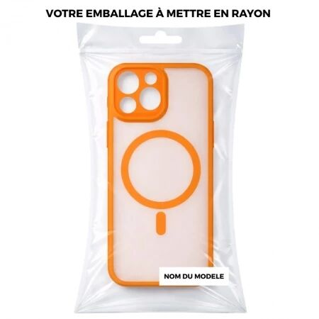 Coque MATTE PRO MAG iPhone 14 Orange