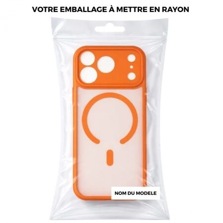 Coque MATTE PRO MAG iPhone 17 Air Orange