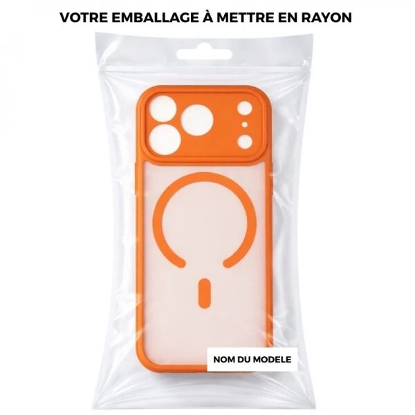 Coque MATTE PRO MAG iPhone 17 Orange