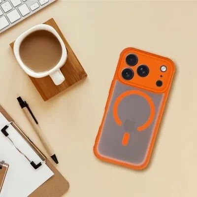 Coque MATTE PRO MAG iPhone 17 Pro Orange
