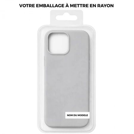 Coque PURE COLOR Pro iPhone 13 Mini - iPhone 12 mini gris