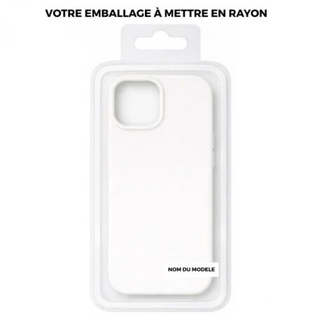 Coque PURE COLOR Pro iPhone 14 Plus blanc