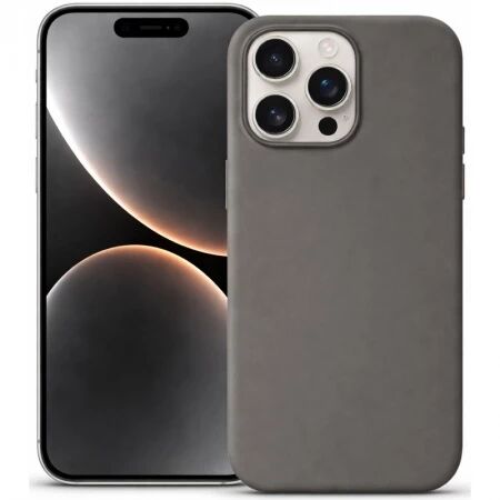 Coque PURE COLOR Pro iPhone 14 Pro Max gris fonc&eacute;