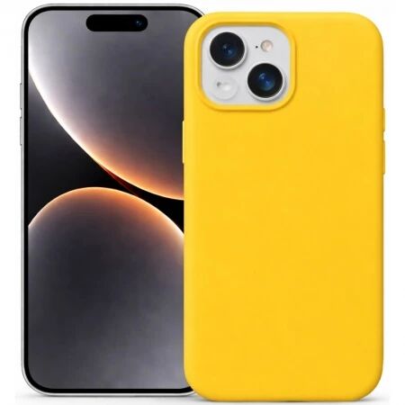 Coque PURE COLOR Pro iPhone 15 jaune