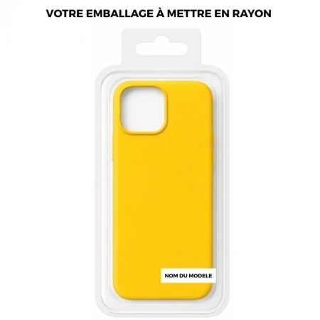 Coque PURE COLOR Pro iPhone 15 jaune