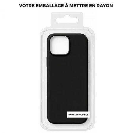 Coque PURE COLOR Pro iPhone 15 Pro noir titanium
