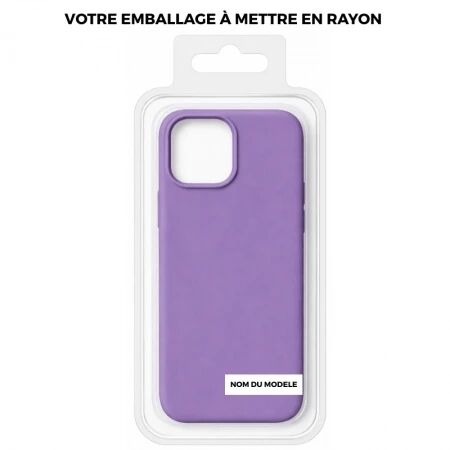 Coque PURE COLOR Pro iPhone 15 Pro violet