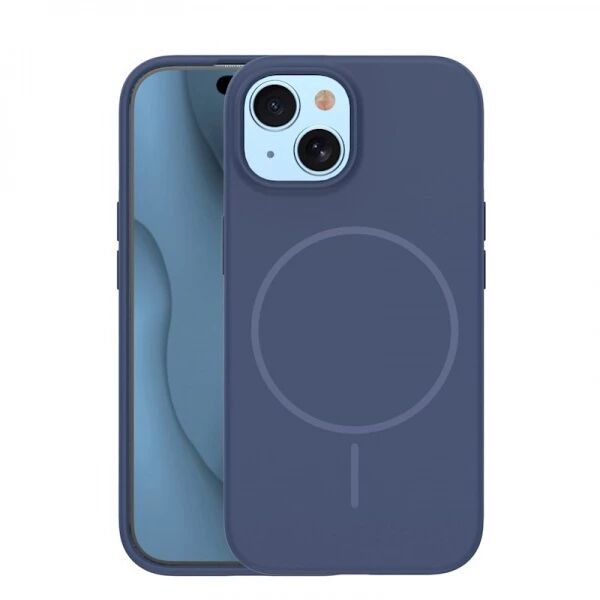 Coque THIN TOUCH MAG iPhone 15 bleu