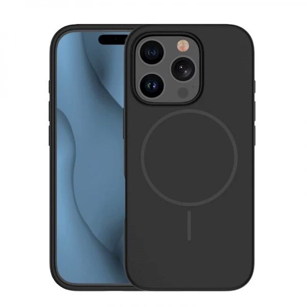 Coque THIN TOUCH MAG iPhone 15 noir