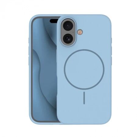 Coque THIN TOUCH MAG iPhone 16 Bleu ciel