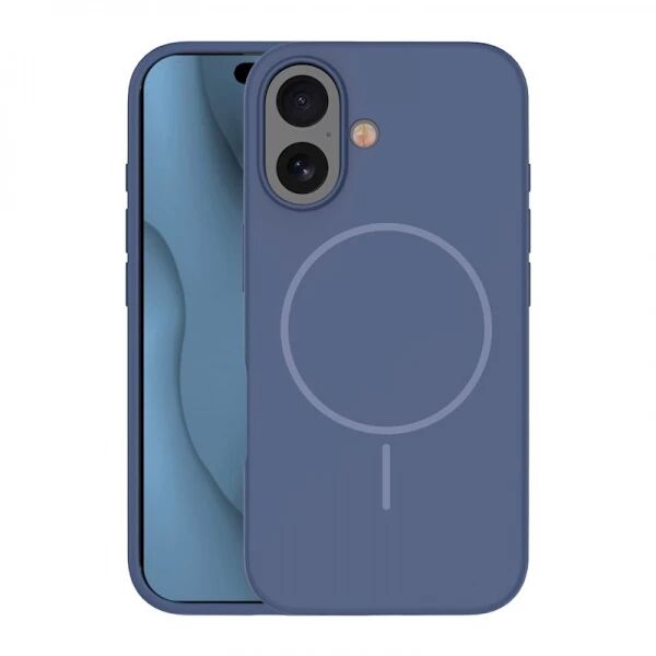 Coque THIN TOUCH MAG iPhone 16 Bleu marine