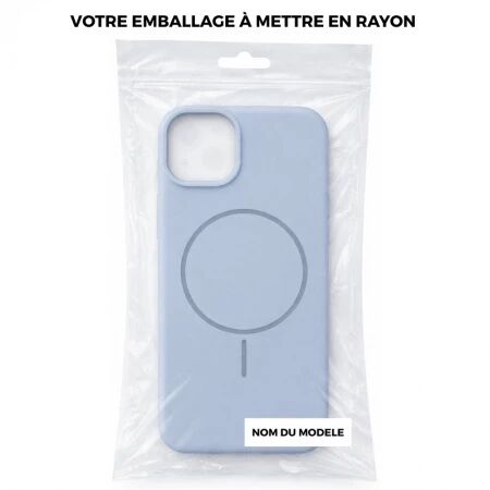 Coque THIN TOUCH MAG iPhone 16 Pro Bleu ciel