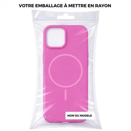 Coque THIN TOUCH MAG iPhone 16 Pro bordeaux