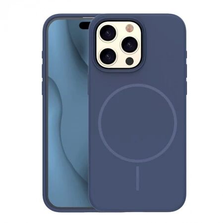 Coque THIN TOUCH MAG iPhone 16 Pro Max Bleu marine