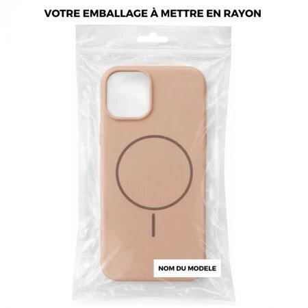 Coque THIN TOUCH MAG iPhone 16 Pro Max Marron